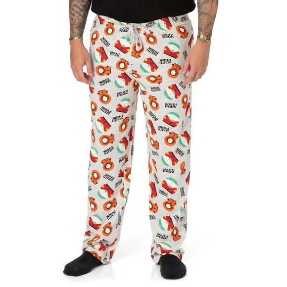 South Park Mens Character Lounge Pants / Gray/Orange/Black - Picture 2 of 2
